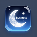 icon_business_moon_glassy icon preview