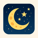 icon_business_moon_iconic icon preview