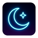icon_business_moon_neon icon preview