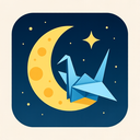 icon_business_moon_origami icon preview