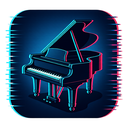 icon_business_piano_digital_glitch icon preview