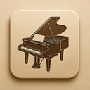 icon_business_piano_embossed icon preview