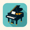 icon_business_piano_flat_design icon preview