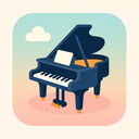 icon_business_piano_flat_pastel icon preview