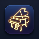 icon_business_piano_glow_effect icon preview