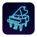 icon_business_piano_neon icon preview