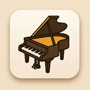 icon_business_piano_origami icon preview