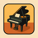 icon_business_piano_retro icon preview