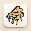 icon_business_piano_thin icon preview