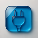icon_business_plug_glassy icon preview