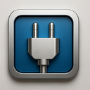 icon_business_plug_metallic icon preview