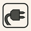 icon_business_plug_sharp_edges icon preview