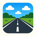 icon_business_road_bold icon preview