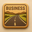 icon_business_road_embossed icon preview