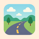 icon_business_road_flat_pastel icon preview