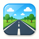 icon_business_road_glassy icon preview