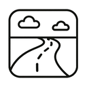 icon_business_road_line_art icon preview