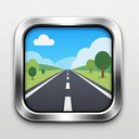 icon_business_road_metallic icon preview