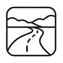icon_business_road_minimal_outline icon preview