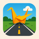icon_business_road_origami icon preview
