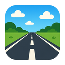 icon_business_road_sharp_edges icon preview