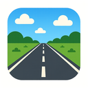icon_business_road_thin icon preview