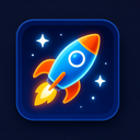 icon_business_rocket_glow_effect icon preview