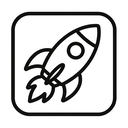 icon_business_rocket_minimal_outline icon preview