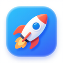 icon_business_rocket_rounded icon preview