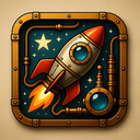 icon_business_rocket_steampunk icon preview