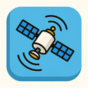 icon_business_satellite_cartoon icon preview
