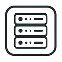 icon_business_server_geometric icon preview