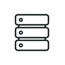 icon_business_server_minimal_outline icon preview