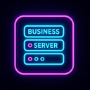 icon_business_server_neon icon preview