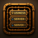 icon_business_server_steampunk icon preview