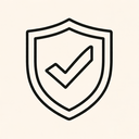 icon_business_shield_minimal_outline icon preview