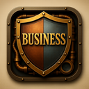 icon_business_shield_steampunk icon preview