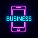 icon_business_smartphone_neon icon preview