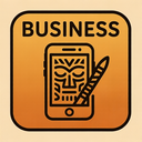 icon_business_smartphone_tribal icon preview