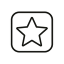 icon_business_star_minimal_outline icon preview