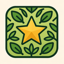 icon_business_star_organic_pattern icon preview