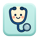 icon_business_stethoscope_cartoon icon preview