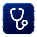 icon_business_stethoscope_digital_glitch icon preview