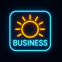 icon_business_sun_neon icon preview