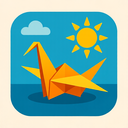 icon_business_sun_origami icon preview