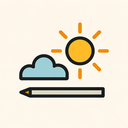 icon_business_sun_thin icon preview