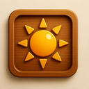 icon_business_sun_wooden icon preview
