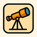 icon_business_telescope_bold icon preview