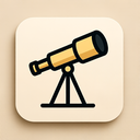 icon_business_telescope_elegant icon preview