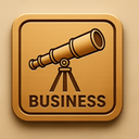 icon_business_telescope_embossed icon preview